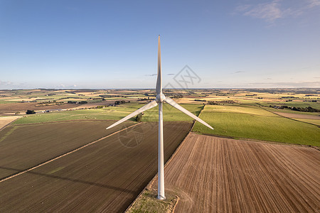 用于产生可再生绿色电力的风力涡轮机气候力量发电机全球发电风车水平环境排放资源图片