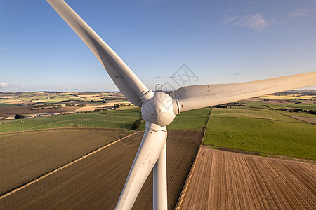 用于产生可再生绿色电力的风力涡轮机发电机风车力量能源气候排放天线活力涡轮环境图片