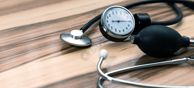心脏病学 用于测量血压和脉搏的诊断的强力计和压力计 听诊器脉冲健康静脉心血管心电图高血压主动脉医院心脏病动脉图片