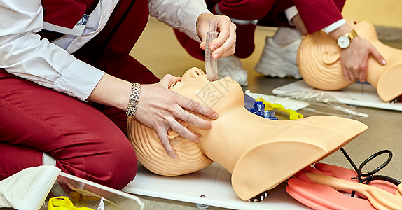 CPR 急救救急复苏成人培训马皮模型麻醉考试学生学习气管插管科学医院模拟治疗图片