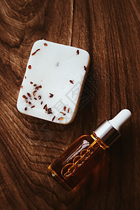 油血清瓶和天然草本手工肥皂 美容和护肤产品药品网店温泉治疗女性香味化妆品浴室卫生草本植物图片