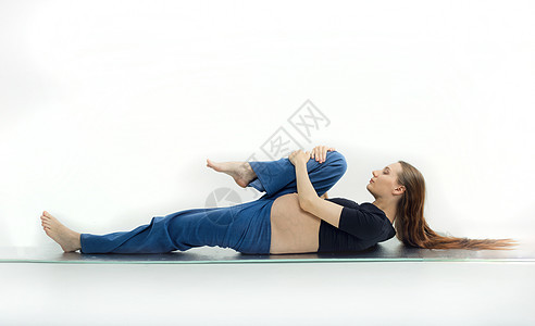 怀孕阶段 孕妇训练瑜伽分娩肚子生活父母女孩婴儿母性女士保健女性图片