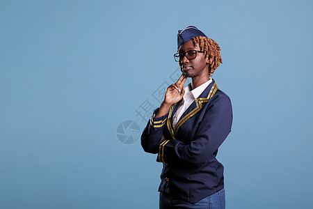 赫西泰特非洲航空服务员背景图片