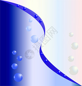 对角曲线分隔纸牌模板海浪派对水疱液体紫色玻璃天空蓝色气泡礼物图片