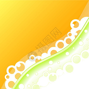 大自然冷酷的怪异角落设计坡度橙子框架气泡艺术内衬流动广告圆圈艺术品图片
