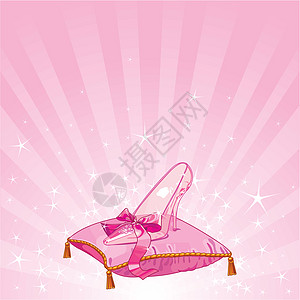 粉色拖鞋水晶拖鞋背景邀请函尾巴丈夫女朋友婚姻枕头卡通片钻石婚礼剪贴设计图片