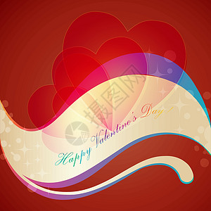 valentines 背景  红色惊喜艺术射线季节庆典展示季节性传统创造力卡片图片