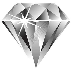 钻石对白火花石头财富珠宝订婚礼物蓝宝石反射插图宝石图片