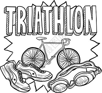 Triathlon 草图图片