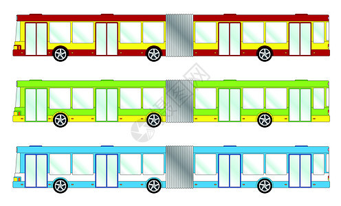 矢量车辆包-长巴士图片