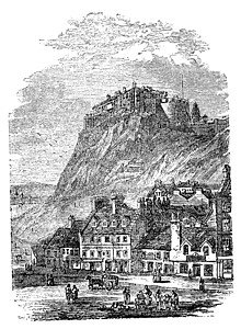 苏格兰爱丁堡城堡 古典雕刻建筑学纪念碑王国艺术火山住宅古董历史旅行城市图片