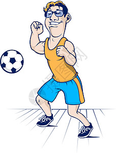 足球男子的漫画角色图片