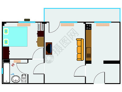 建筑草图工程房子绘画住宅办公室蓝图图表房间艺术建筑学图片