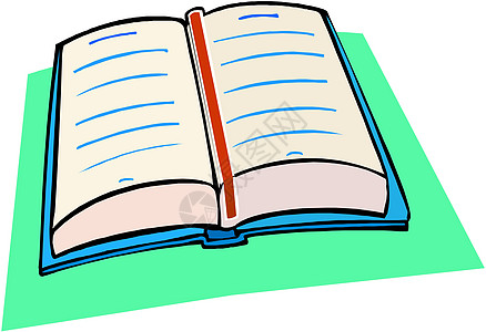 打开的书本字典百科教科书页数叶子文档教育智慧文学日记图片