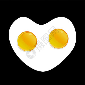 煎蛋纤维情人插图悲伤艺术香料食物蛋黄成套工具图片
