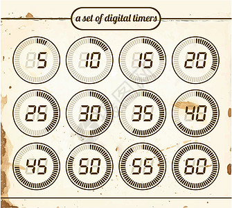 一套数字定时器图片