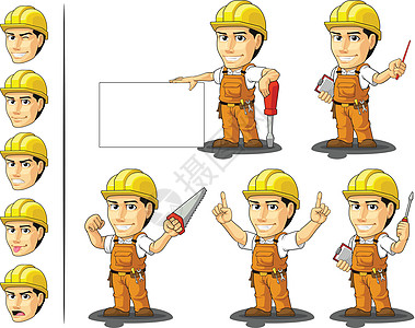工业建筑工人 Mascot 2图片