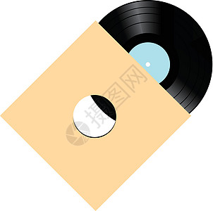 具有多种成分的乙烯基玩家记录圆圈标签圆形黑色盘子岩石爵士乐俱乐部图片