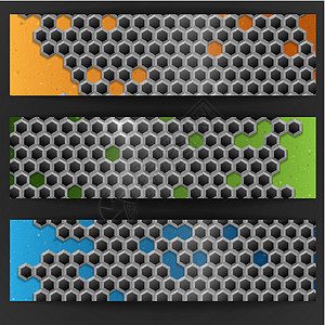 六角金属班纳技术纤维艺术六边形蜂蜜商业格栅合金金属插图图片