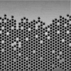 六边形金属背景插图艺术格栅合金材料墙纸扬声器黑色技术纤维图片