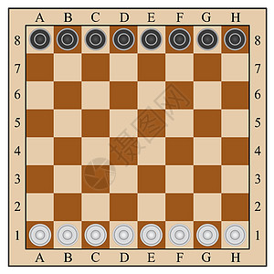 活动规则经典的棋 棋和棋 矢量图插图反射爱好跳棋柱子活动游戏球员损失优胜者设计图片