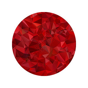 红多边形区域横幅三角形艺术圆圈几何学玻璃反射商业作品技术图片