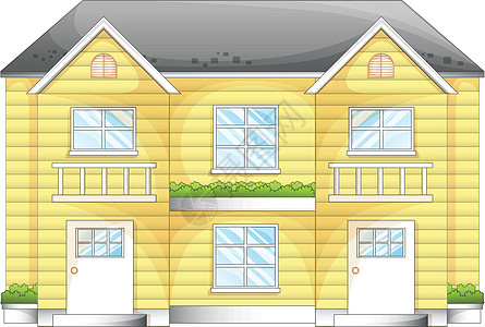 居内建造停留住宅建筑物花园绿色草地草图大厦卡通片图片