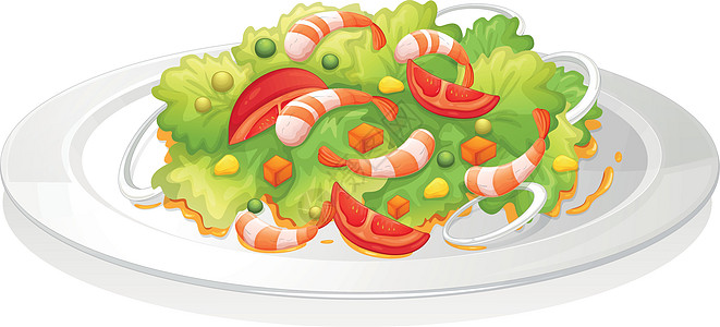 沙拉营养橙子黄瓜飞碟食品蔬菜洋葱小吃草图食物图片