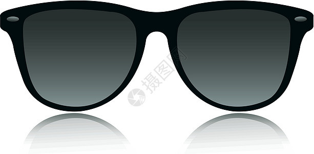 太阳墨镜矢量水平阳光白色眼镜个性金属青年镜子太阳镜男人图片