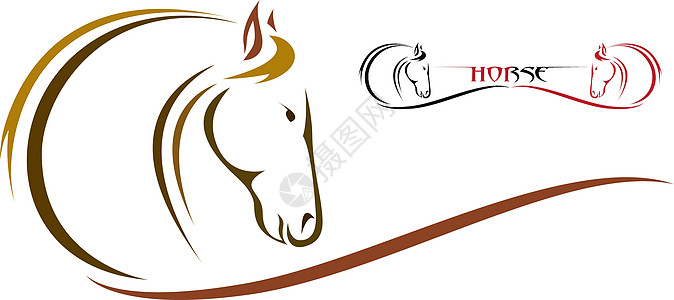 马的矢量图像竞赛速度卡通片哺乳动物马背鬃毛力量插图运动自由图片
