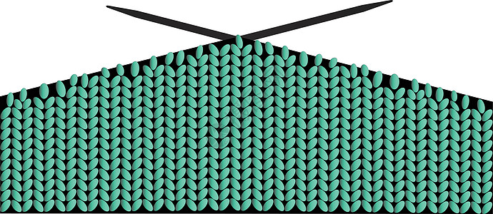 背景与编织针头衣服棉布材料插图针织纺织品织物手工绿色羊毛图片
