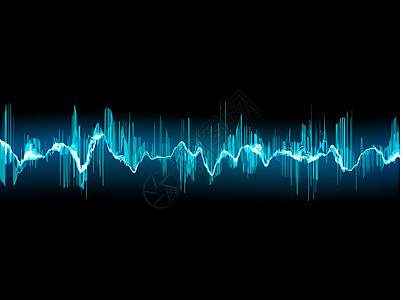 暗蓝色的亮音波 EPS 10模拟科学仪表脉冲乐队海浪活力波形音乐播放器歌曲图片