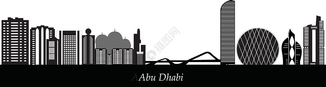 abu dhabi 天线市中心商业旅行城市白色天际摩天大楼假期黑色首都图片