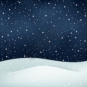 下雪夜深夜背景图片