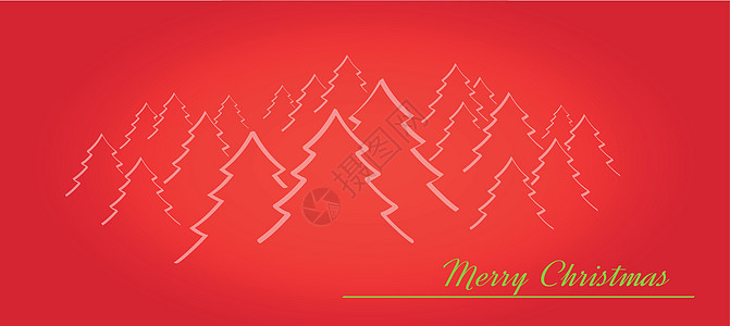 带树的圣诞礼卡装饰品标签季节明信片墙纸盒子庆典快乐假期商业图片