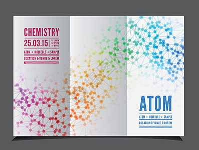 矢量化学背景图片