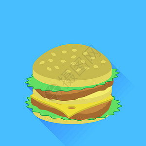 汉堡包洋葱汉堡营养沙拉蔬菜面包小吃种子阴影牛肉图片