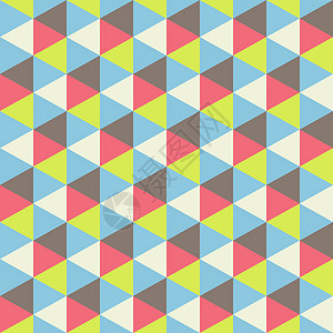 抽象几何无缝图案 矢量说明织物纺织品六边形光学横幅网络包装多边形样本三角形图片