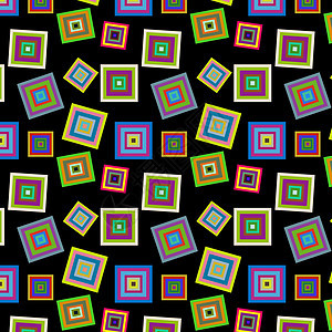 平色颜色图案圆圈正方形纺织品编织材料工艺包装插图艺术乐趣图片