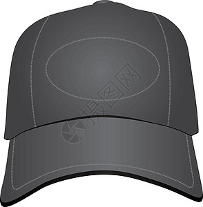 棒球底球灰色帽子空白黑色运动衣服纺织品太阳棉布水平图片