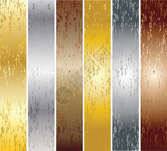 铝 铜和黄铜缝制纹质体拉丝盘子水平金属金子反射宏观线条床单工业图片