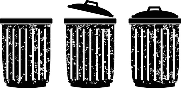 垃圾桶可以环境垃圾空白回收插图图片