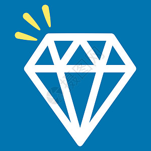 商业集的水晶图标红宝石婚姻石头石英钻石背景奢华蓝色玻璃宝藏图片