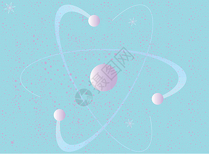 原子质量结构背景科学插图质子轨道电子艺术品绘画艺术小路收费图片