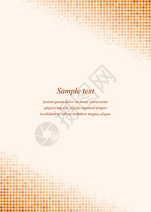 Orange页面角设计模板边界邀请函边缘正方形长方形风格小册子橙子制品装饰品图片