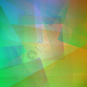 抽象彩色线条图案折纸条纹光束三角形横幅角落阴影折叠材料绿色图片