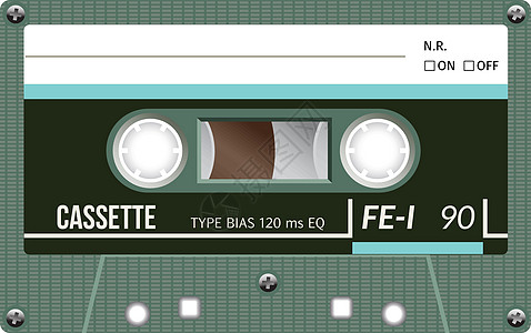 旧录音磁带录音带模拟立体声绘画记录技术卡带水晶塑料音响图片