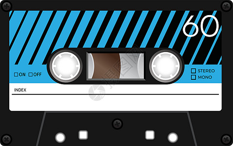 旧录音磁带歌曲立体声墨盒录音带记录电子产品卷轴收音机技术模拟图片