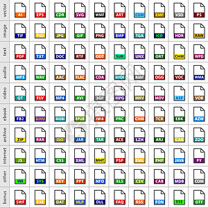 在平面样式中设置文件类型图标电脑数据音乐播放器音乐床单软件用户推介会文档图片图片