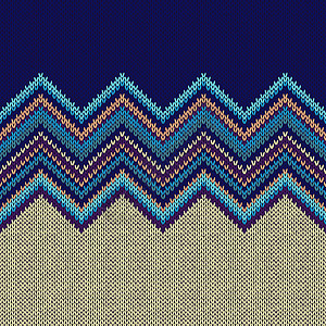 无缝民族几何针织图案织物工艺条纹编织季节毛衣插图钩针窗饰羊毛图片